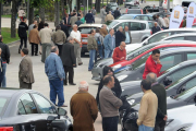 Imagen de una feria de venta de vehículos junto al MEH.-ISRAEL L. MURILLO