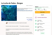 Espacio de la plataforma gofundme.com donde Bocanegra explica su campaña de recaudación de fondos. ECB