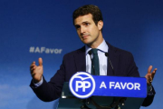 Pablo Casado compara el trabajo de las camareras de hotel con el de un médico.-