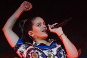 Rosalía, actuando en Nueva York el pasado abril.-EFE / EDUARDO MUÑOZ ÁLVAREZ