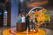 El jurado y Virginia, la ganadora de 'Masterchef 4', en 'Masterchef celebrity'.-RTVE