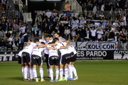 Conjura de los jugadores del Burgos CF en El Plantío