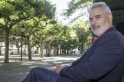 Marco Antonio Manjón posa en el Paseo del Espolón.-SANTI OTERO