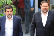 Oriol Junqueras y Jordi Sánchez-