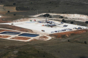 Obras de la planta de almacenamiento geológico de CO2 hace dos años.-RAÚL G. OCHOA