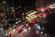 Incendio del hotel de Trump en Manhattan.-