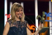 Cecilia Freire, en el acto de recogida del Premio Ondas.-EFE / TONI ALBIR
