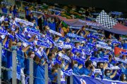 Aficionados del San Pablo durante el último partido. SANTI OTERO
