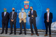 Juan Francisco García, Antonio Largo, Francisco Igea, Manuel Pérez Mateos y Ricardo Rivero. SANTI OTERO