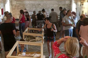 En menos de un mes, alrededor de 2.000 personas ya habían visitado la muestra, alojada en la sala Princesa Kristina.-BESTIARIUM