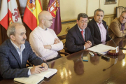 De izquierda a derecha, Ramiro Ibáñez, Luis Jorge del Barco, César Rico, José Antonio de los Mozos y Ángel Carretón-S.O.