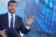 El líder del PP, Pablo Casado, en el Congreso Empresarial Iberoamericano.-JOSE LUIS ROCA