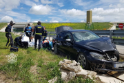 El accidente se ha registrado en Villatoro. BOMBEROS DE BURGOS