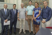 Jorge Gutiérrez, Rubén Requejo, Juan Gabriel Martínez, Javier Castro, Lorena de la Fuente y Enrique García.-Santi Otero