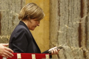 La presidenta del Parlament, Carme Forcadell.-FERRAN NADEU