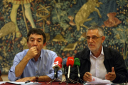 Los secretarios regionales de UGT y CCOO, Agustín Prieto y Ángel Hernández, hacen una radiografía de la situación económica de Castilla y León-Ical
