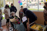 Carmen Simón celebró este 27 de diciembre su 105 cumpleaños. ICAL