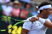 Rafael Nadal, en su partido ante Gilles Muller.-AFP / GLYN KIRK