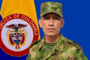 Soldado colombiano Jesús Albeiro Acosta Melo, secuestrado por un grupo armado.-