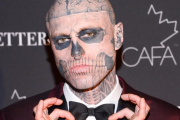 El modelo Rick Genest, conocido como Zombie Boy. /-GEORGE PIMENTEL (GETTY)
