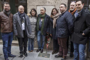 Varios cargos del PSOE se sumaron a la celebración a la que asistió el secretario general de UGT junto a afiliados y directivos burgaleses.-SANTI OTERO