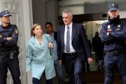 Carme Forcadell, la semana pasada, saliendo del Tribunal Supremo.-/ DAVID CASTRO