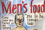 Caricatura de Buenafuente parodiando la portada de Mens Health de Manel Fuentes.-TWITTER