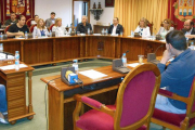 Imagen de archivo de un Pleno municipal en el Ayuntamiento de Aranda de Duero.-L.V.
