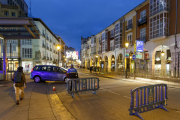 Cortes de tráfico en el centro durante las fiestas de Navidad. SANTI OTERO