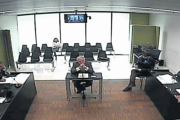 Imputado Jordi Pujol, durante su declaración en la Ciutat de la Justícia de Barcelona, el martes.-Foto: EL PERIÓDICO