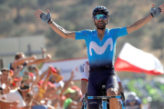 Alejandro Valverde triunfa en la segunda etapa de la Vuelta.-MANUEL BRUQUE