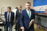 El alcalde se sumó a la presentación del proyecto por parte de los empresarios promotores.-R. OCHOA