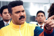 El actor Cesc Casanovas caracterizado como Maduro-EL PERIÓDICO