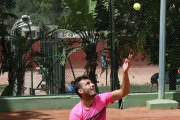 David Pérez Sanz, en plena acción en un torneo en Argelia-ECB