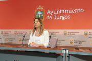 La portavoz del grupo municipal del Partido Popular en Burgos, Carolina Blasco. ECB