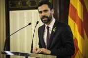 El presidente del Parlament, Roger Torrent.-JOAN CORTADELLAS