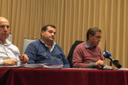 Emilio Rojo (presidente) junto a Javier Rojas e Ildefonso Casado
