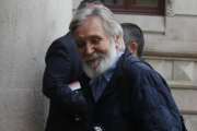 El exconsejero delegado de Adigsa José Antonio Fondevila, a su llegada, este martes, a la Audiencia de Barcelona.-JULIO CARBÓ