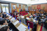 Imagen del último pleno antes del estado de alarma. el próximo ordinario de julio se abordara la fiscalización previa. R.G.O.