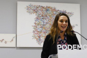 La coportavoz del Consejo de Coordinación de Podemos, Noelia Vera.-JP GANDUL (EFE)