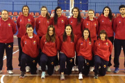 Plantilla del Castilla Sport Club que compitió el pasado miércoles en Palencia.-ECB