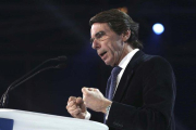 El expresidente del Gobierno, José María Aznar.-DAVID CASTRO