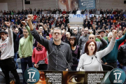 Acto de exreclusos y familiares de presos de ETA en Usurbil (Guipúzcoa), el pasado mes de marzo.-EFE / GORKA ESTRADA