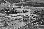 Secuencia de uno de los bombardeos de la aviación francesa sobre territorio rebelde, en Siria, el 17 de noviembre.-