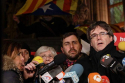 Carles Puigdemont, en Bélgica.-AFP / THIERRY ROGE