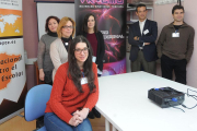 Parte del equipo de la delegación en Burgos de la Asociación Española para la Prevención del Acoso Escolar.-ISRAEL L. MURILLO