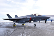 Un caza furtivo F-35A de la Fuerza de Autodefensa Aérea de Japón (JASDF).-EFE / EPA/JIJI PRESS