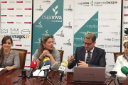 María de Pablos, Mercedes Rodríguez, Javier Arranz y Diana Martínez.-ECB