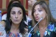 Gloria Bañeres (Cs) y Carolina Blasco (PP).-