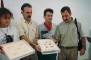 Imágenes de restos, en  primera línea fauna, obtenidos en la campaña del año 1997 en  Atapuerca.-FÉLIX ORDÓÑEZ